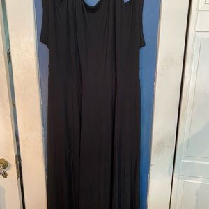 Black Cold Shoulder Torrid Maxi Dress